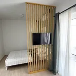 Modern Studio Overlooking Downtown